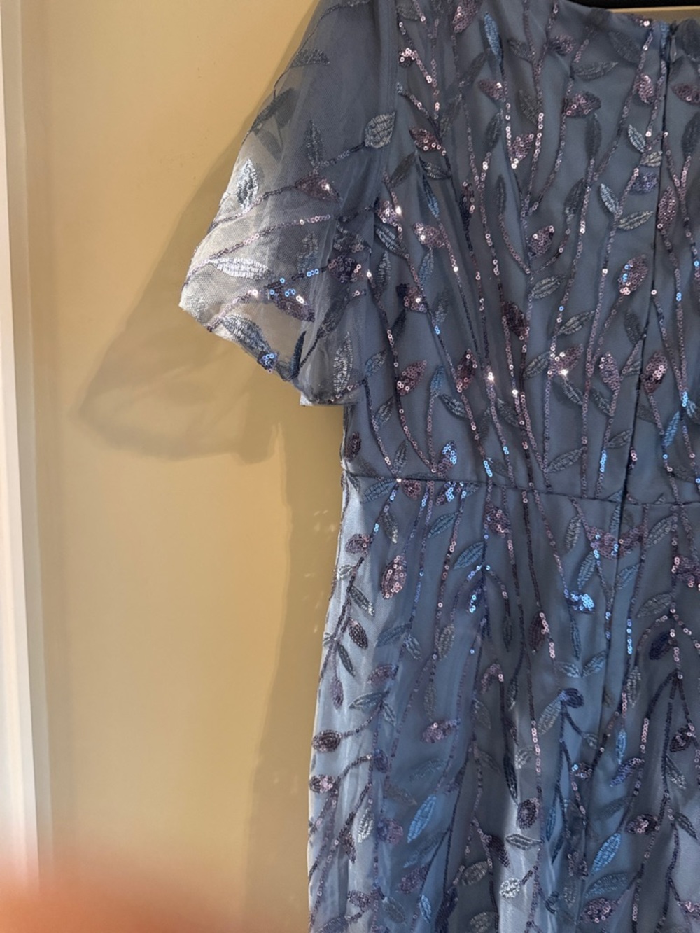 Ever Pretty Blue Dusty Floral Embroidered V-Neck Maxi Dress - Picture 7 of 9